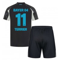 Camiseta Bayer Leverkusen Martin Terrier #11 Tercera Equipación Replica 2024-25 para niños mangas cortas (+ Pantalones cortos)